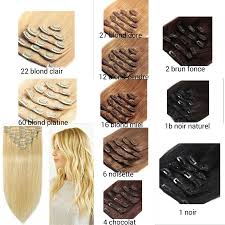 La gamme d'extension clip naturel extensionpointcom vous offrent un rapport qualité/prix inégalable, les cheveux que découvrez également notre gamme d'extension clip naturel du 40 cm au 70 cm. Extension De Cheveux A Clips 100g 100 Naturel Remy Hair 45 55cm 7bandes Hair Extension Clips Hair Extensions Remy Hair