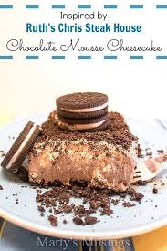 See more ideas about ruth chris, recipes, ruths chris steakhouse. Chocolate Mousse Cheesecake Inspired By Ruth S Chris Steak House