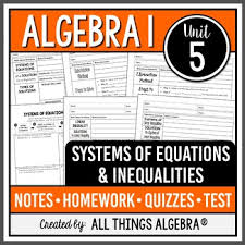 We did not find results for: Systems Of Equations And Inequalities Algebra 1 Unit 5 Distance Learning