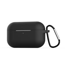 Airpods Pro Case Black Silicone Case With Keychain Airpods Case Airpods Pro Earphone Case Iphone Headphones