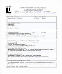 Accident Report Form Pdf Beautiful 26 Sample Incident Report Templates Incident Report Report Template Action Plan Template