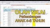 Dec 05, 2020 · format penilaian mingguan tk. Cara Membuat Penilaian Mingguan Bulanan Dan Semester Paud Di Masa Bdr Tips Rpp Sederhana Youtube
