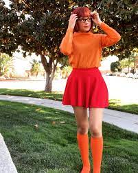 Velma Halloween Costume Scoobydoo Velma Halloween Costume Velma Costume Trendy Halloween Costumes