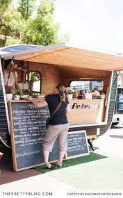 We Visit Trendy Food Truck Cafeteria Markets The Pretty Blog Trendy Food Cafeteria Food Food Vans