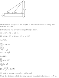 Both sides should end up being equal, so you will not find these on the answer key. Chapter 9 Some Applications Of Trigonometry Ncert Solutions For Class 10 Mathematics Cbse Topperlearning
