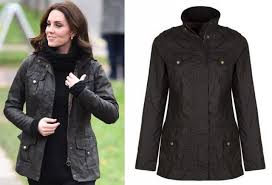 Duchess Of Cambridge Barbour Ladies Waxed Defence Jacket Ladies Barbour Wax Jacket Duchess Of Cambridge Duchess Kate