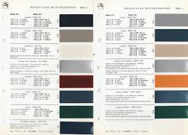 Glasurit Bmw Colours Chart E9 Era Bmw E9 Coupe