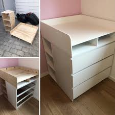 17 Genius Ways That People Hacked Their Ikea Furniture Baby Changing Table Ikea Furniture Hacks Ikea Changing Table