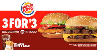 Shoppers save an average of 0.0% on purchases with coupons at bk.com, with today's biggest discount being your purchase. March 2021 Double Cheeseburger Or Blt Chicken Meal 3 At Burger King 05 21 Coupon Promo Code The Coupons App