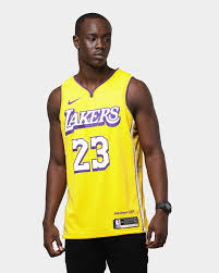 Customize this print for another player. Nike Los Angeles Lakers Lebron James 23 City Edition Swingman Jersey Amarillo Culture Kings Nz