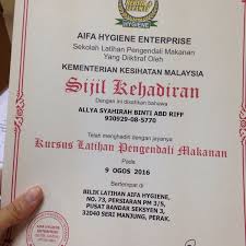 Seluruh negara sekiranya anda, calon yang berkelayakan dengan ijazah, diploma, sijil tinggi persekolahan. Photos At Aifa Hygiene Training Consultant College Cafeteria