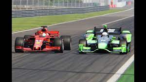 This is a debate that has been going on for awhile now and this video with horrible british accents could end it. Ferrari F1 2018 Vs Indycar Monza Youtube