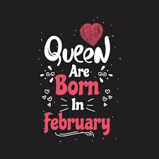 She became queen when her father, king george vi, died on 6 february 1952. Women S Cotton Queen Are Born In February Round Neck Black T Shirt Uniplanet Store