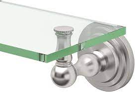 It comes with a cool brushed nickel finish which provides bright. Satin Nickel Gatco 4296 Glass Shelf From The Latitude Series Other Cabinet Hardware Home Garden