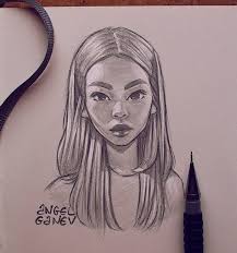 The comparatively abstract painting is the signature example of van gogh's innovative and bold use of thick brushstrokes. Angel Ganev Sur Instagram Quand Elle A Ce Regard Sociopathique Je Angel Ce Elle Ganev Instagram Je Quand R Art Drawing Sketches Drawing Artist