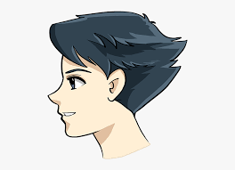 Next, you can start carving out your chin, and connect the neck. How To Draw Anime Boy Face Draw Anime Boy Face Hd Png Download Kindpng