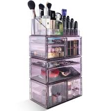 Check spelling or type a new query. Amazon Com Innsweet Makeup Organizer Acrylic Cosmetic Storage Drawers And Jewelry Display Box 4 Pieces Makeup Holders Purple Beauty