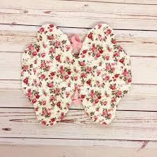 Magical handmade jewellery, gift for daughter. Fairy Wings Vintage Floral Quilted Design Etsy