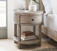 Gallery of round nightstand with drawer. Toulouse 23 Round Nightstand Pottery Barn