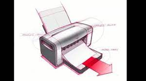Idsketching Com Printer Sketch Design Printer Design Sketch Learning Design