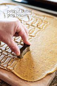 Best Dog Treat Biscuits Recipe Ever Easy Healthy With Ground Flax Seed Recipe Homemade Dog Food Peanut Butter Dog Biscuits Dog Biscuit Recipes