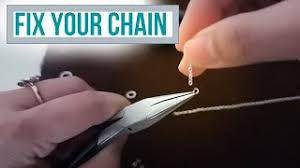 Which means we had a lot of chains. How To Fix A Broken Chain Necklace Diy Jewellery Repair Youtube