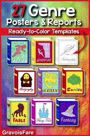 27 Genre Posters And Reports Read Research And Write Genre Posters 6th Grade Activities 4th Grade Activities