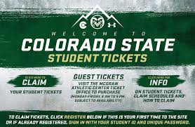Colorado State University Athletics Online Ticket Office