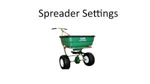 Spreader Settings Youtube