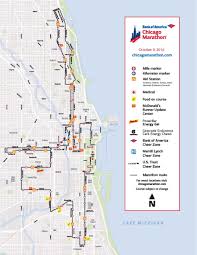 Chicago Marathon Usa Map Usmap Chicago Marathon