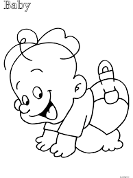 Kleurplaat Peuter Kleurplaat Baby Kleurplaten Nl Knutselen Thema Baby Knutselen Geboorte Baby Tekening