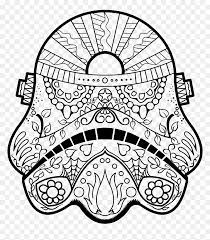 The phantom menace, episode ii : Star Wars Coloring Page Star Wars Adult Colouring Hd Png Download Vhv