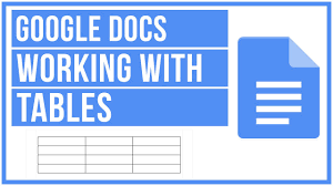 Add your text and information inside the table. How To Add And Customize Tables In Google Docs Think Tutorial
