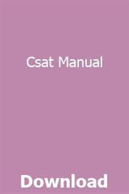 Csat Manual Upsc Civil Services Manual Assessment Tools