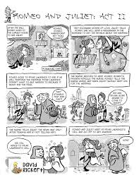 Romeo And Juliet Comics And Activities To Use While Reading The Play David Rickert Romeo And Juliet Teaching Shakespeare Freshman English