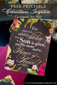 Add your greeting, signature and even a photo. Free Christmas Scripture Printable Pdf