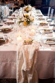 Faux Fur Table Runner For Winter Wedding Winter Wedding Table Pretty Wedding Table Table Runners Wedding