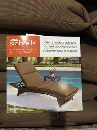 Casual cushion maxim stripe sunbrella chaise lounge cushion. Replacement Chaise Cushion Costcochaser