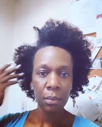 Flat twist out with #bantuknotout