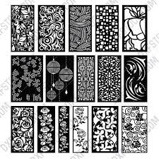 Download Kit 15 Panels Patterns Decorative Square Grids Eps Ai Svg Dxf Cdr Dxf Packages Cnc Files