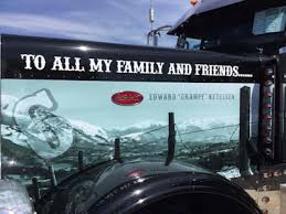 Miles of Memories' truck pays tribute to family and friends