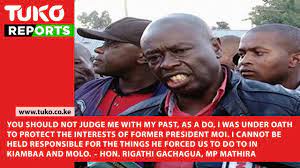 This video appears to be classical smear campaign. System Hub Rigathi Gachagua He Is Saying That He Can T Facebook