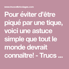 Epingle Sur Astuces