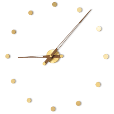 Rodon G Wall Clock By Nomon Rod012n In 2021 Gold Wall Clock Contemporary Wall Clock Wall Clock