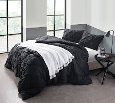 Choose from a variety of collections with duvet covers, pillowcases, and sheets. Must Have Black Comforter Sets One Of A Kind Pretty Pin Tuck Design Comfortably Soft Xl Bedding