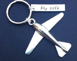 Airplane Keychain Pilot Gift Flight Airlines Worker Gift Etsy Pilot Gifts Hand Stamped Keychain Fly Safe