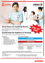 Students can decide during the course of. Scholardeck On Twitter New Scholarship For Diploma In Nursing By Sunway University Https T Co Msx0gju6du
