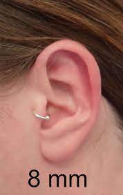 Simple Loop Ear Cuff With Bead Ball Silver Plated Tragus Etsy Simple Ear Cuff Silver Ear Cuff Ear Cuff
