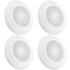 Shop Luxrite 4 Inch Led Disk Light Dimmable 10w 600 Lumens Surface Mount Led Ceiling Light Energy Star Wet Rated 4 Pack Overstock 28889089