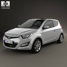 Hyundai I20 3 Door 2013 Hyundai Car 3d Model 3d Model